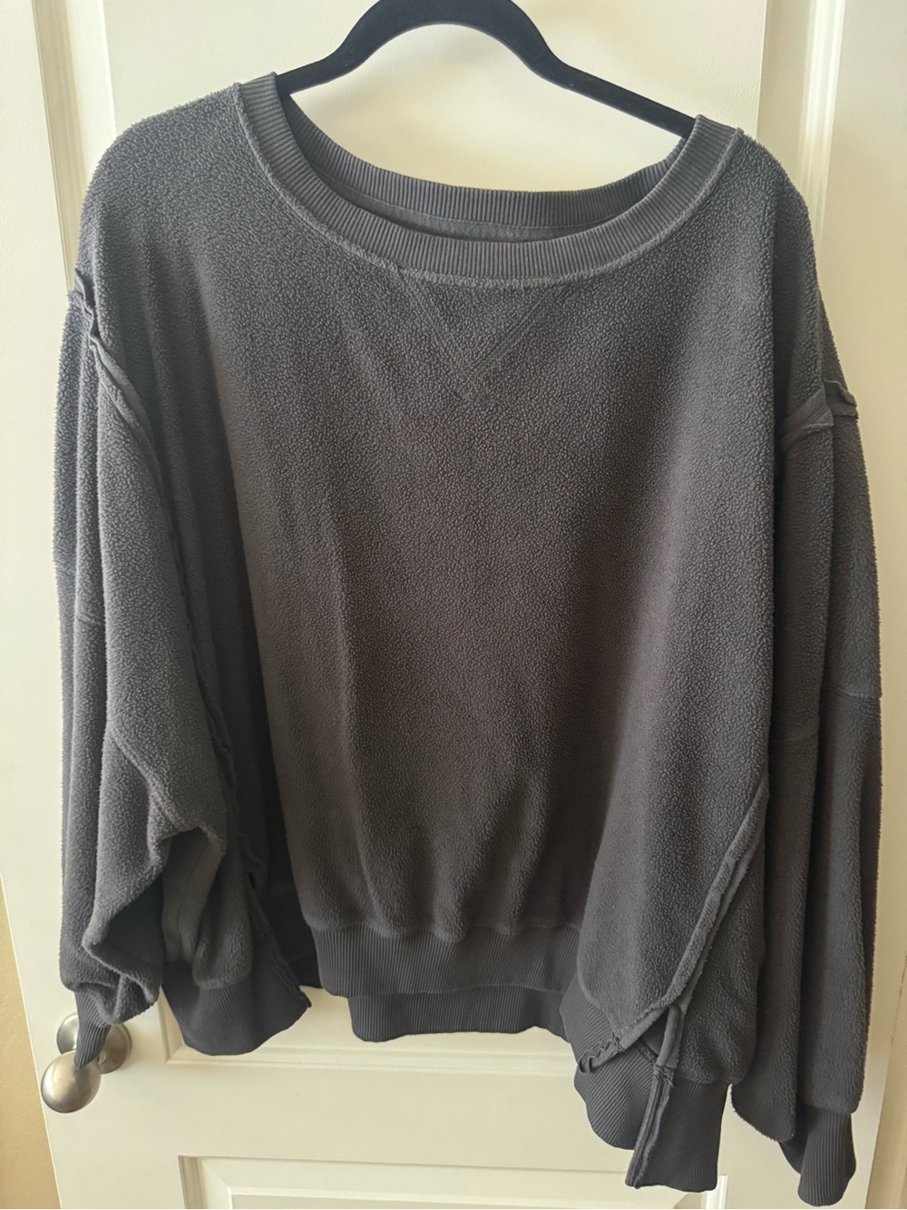 American Eagle Huggable Oversized Gray Sweatshirt Large